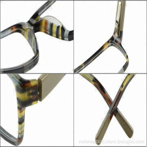 Men's Acetate Optical Eyeglass Frames with Spring Hinge